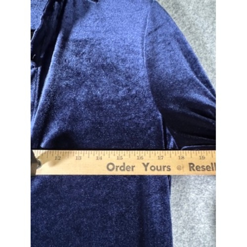 superdown Navy Velvet Tunic - Picture 4 of 7